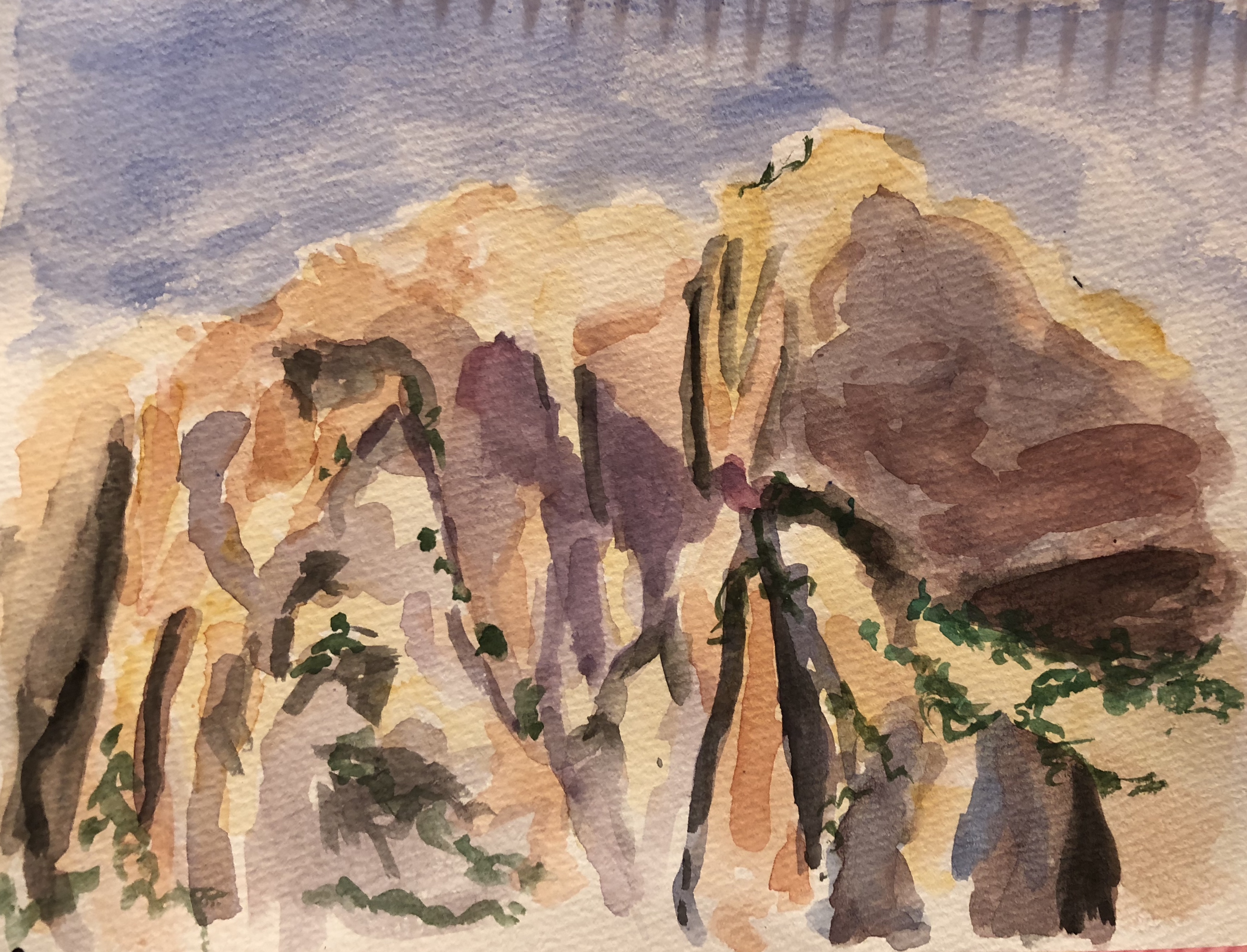 Watercolor Zion 2