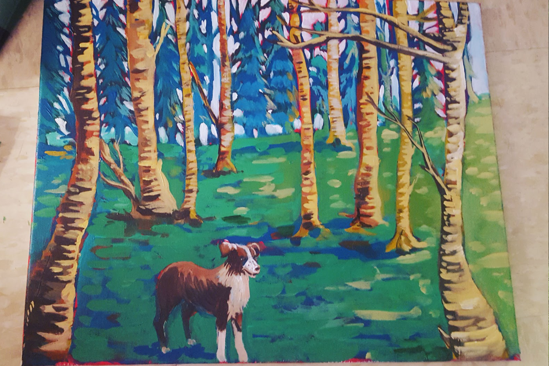 A full shot of my painting