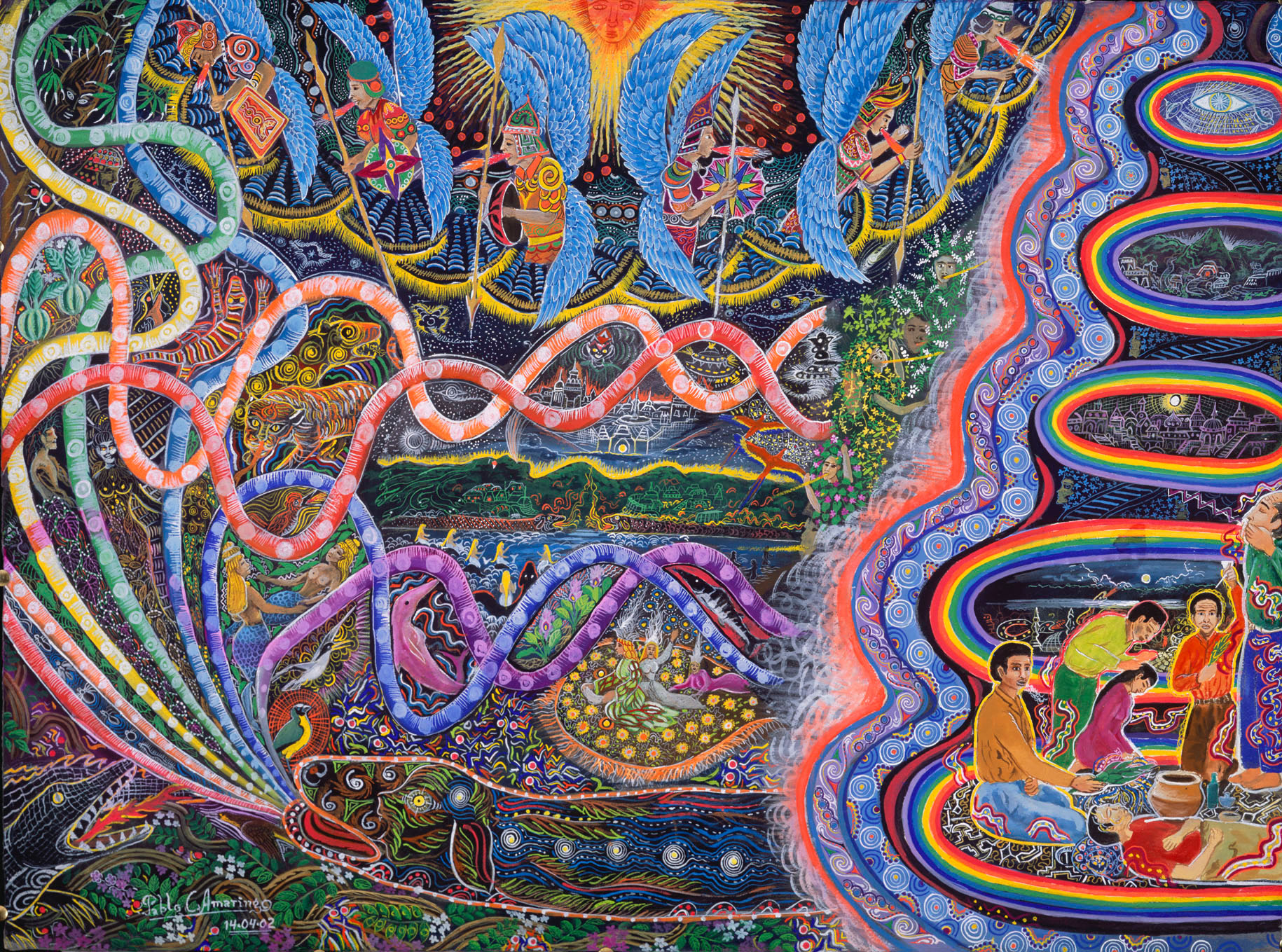 Pablo Amaringo: Waves of Ayahuasca