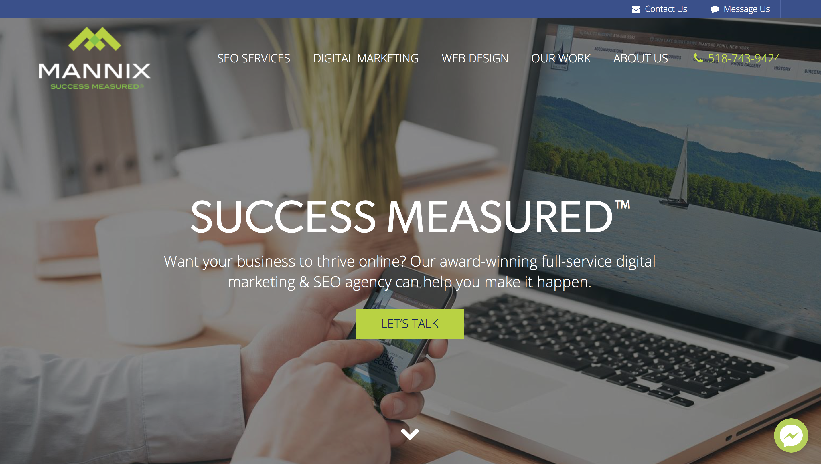 Mannix Marketing Website