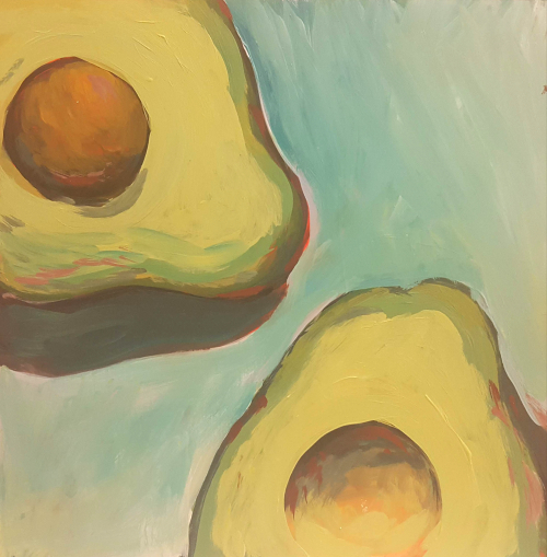 avocado painting