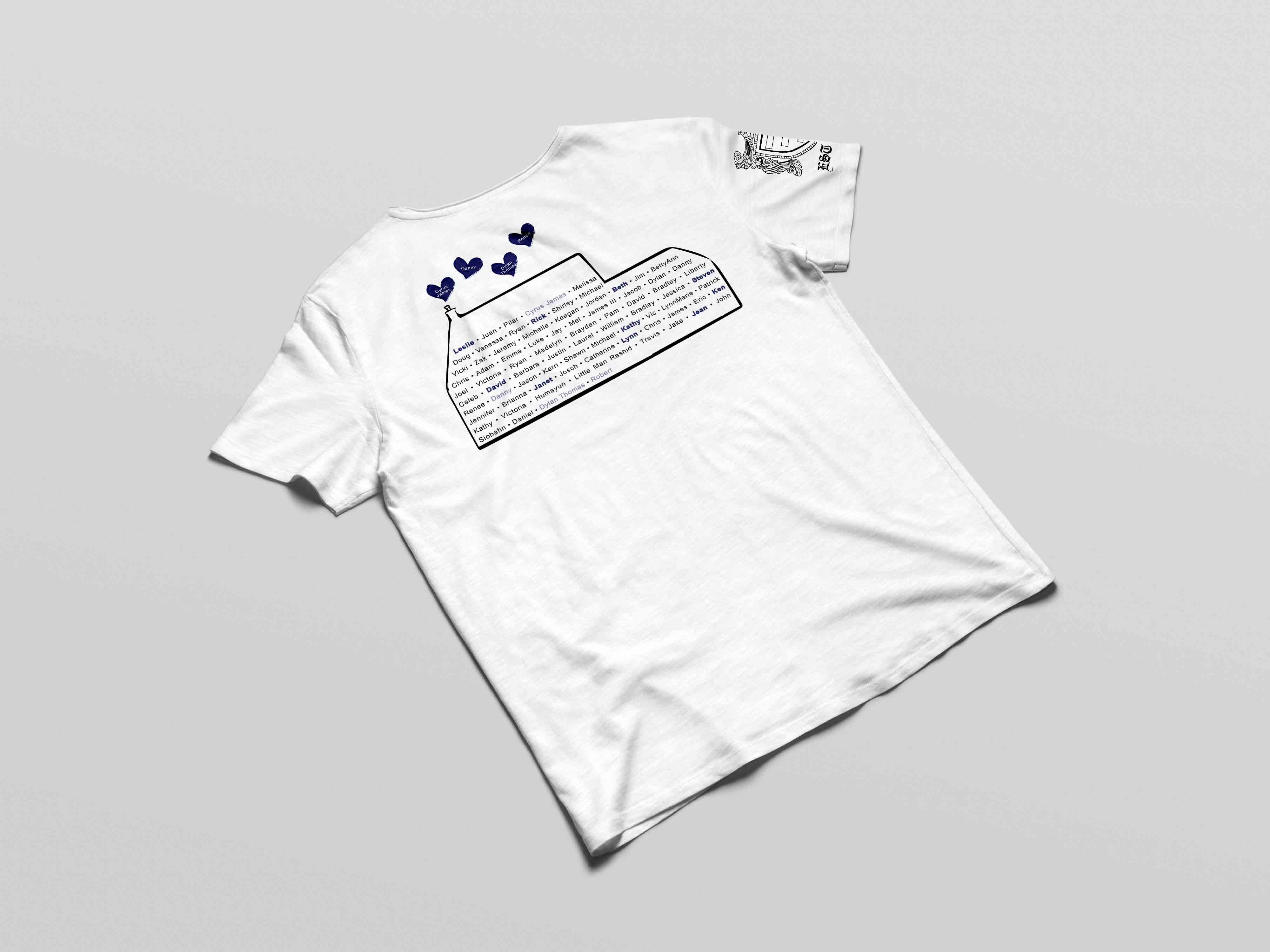 Back Mockup of T-Shirt