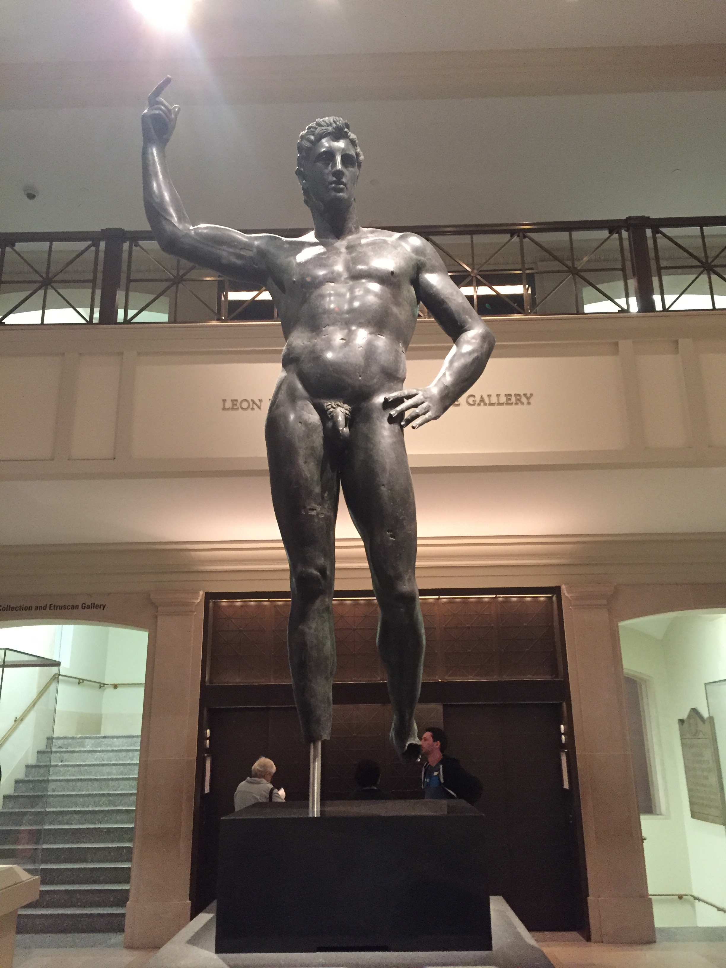 Bronze Statue of a man