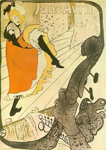 Toulouse-Lautrec, Jane Avril, 1893