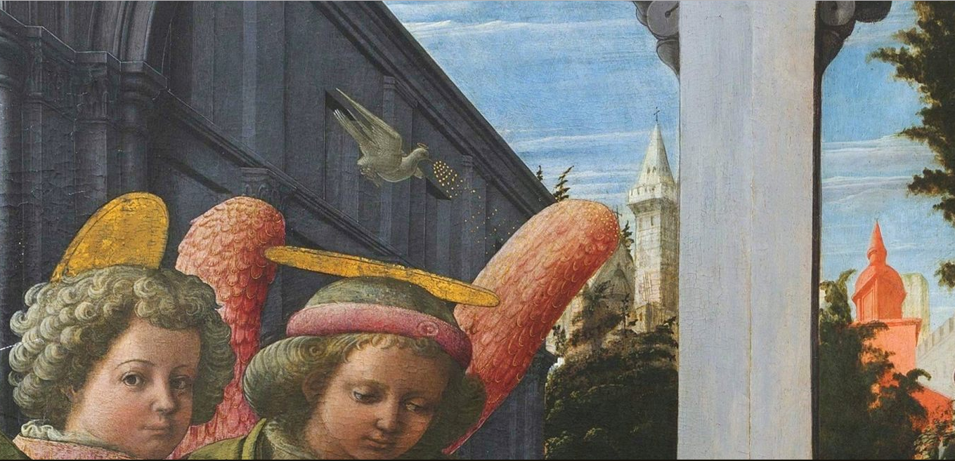 Annunciation - close up of dove