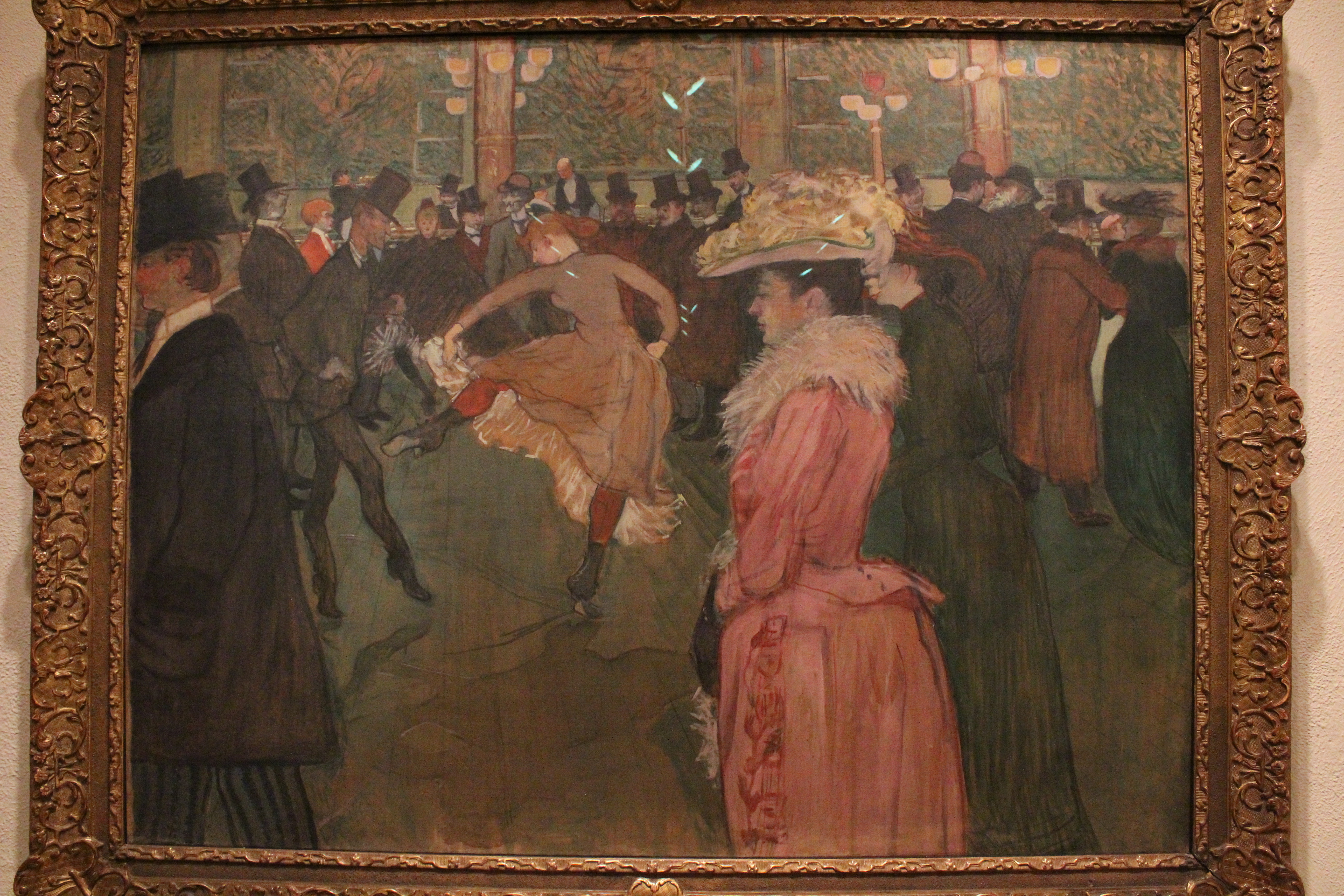 Toulouse-Lautrec, At the Moulin Range, The Dance, 1890