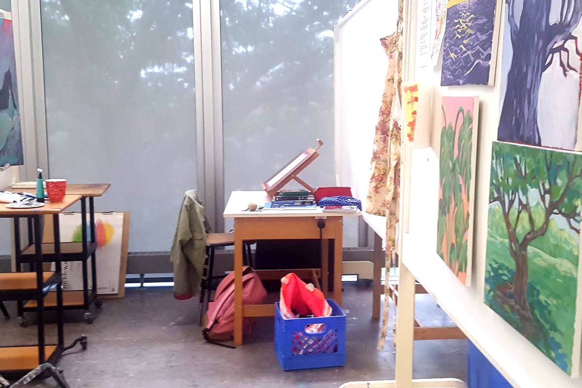 A shot of my studio space