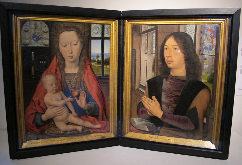 Hans Memling, Diptych of Maarten van Nieuwenhove, 1487