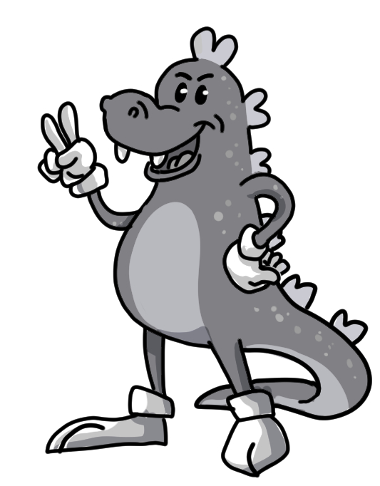 cartoon godzilla
