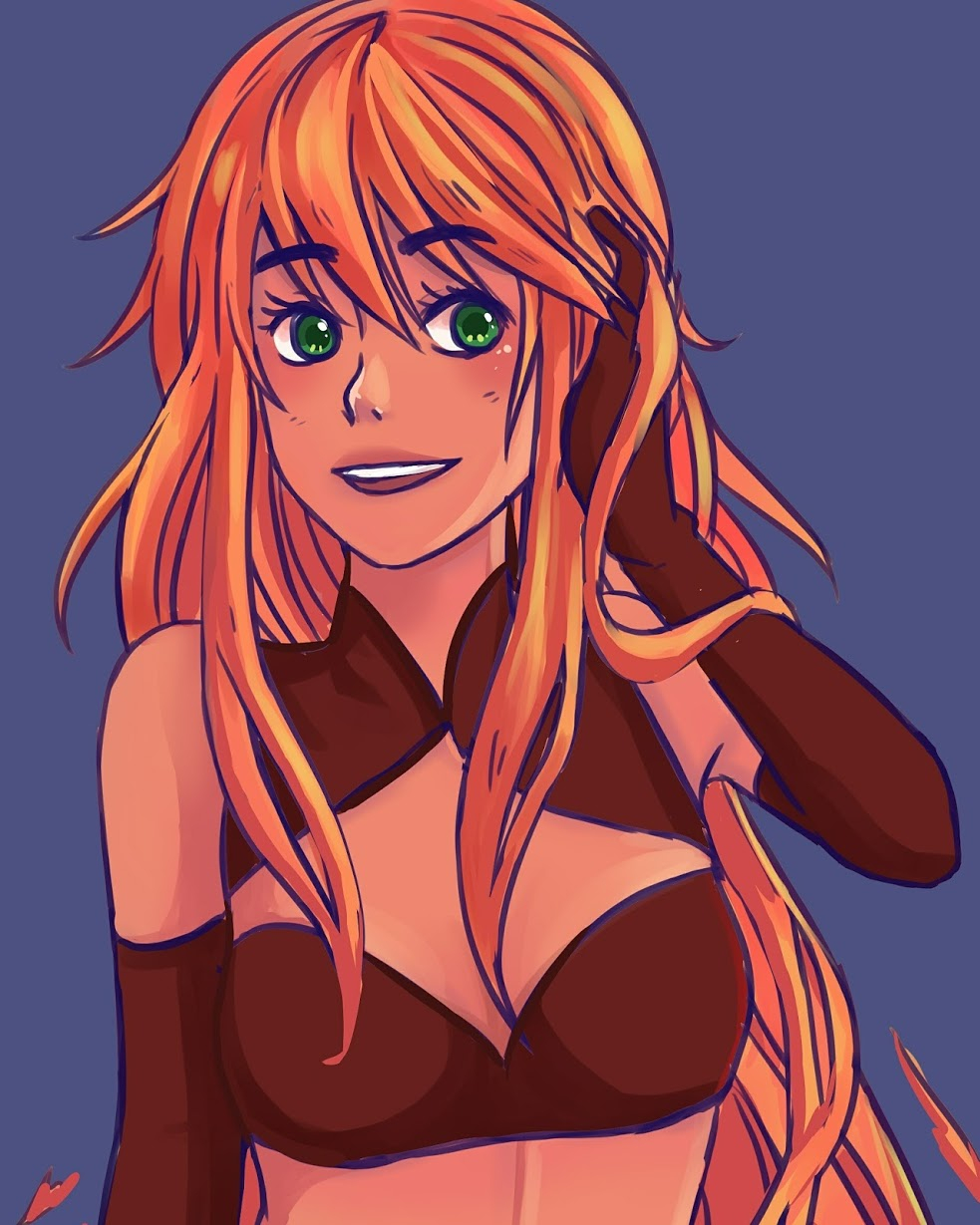 old drawing of my character