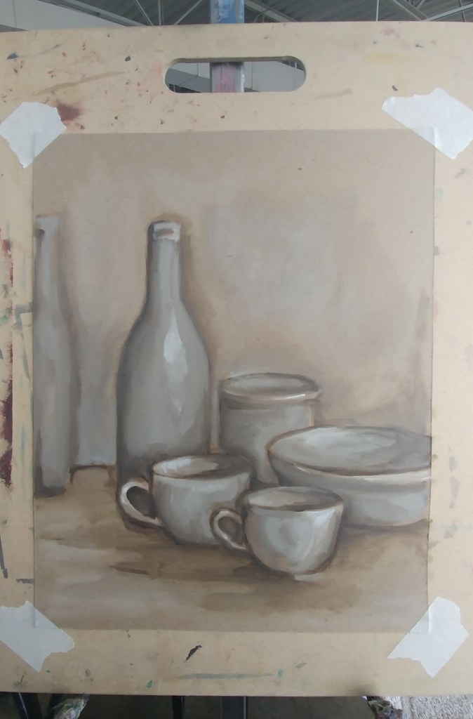 first painting I project