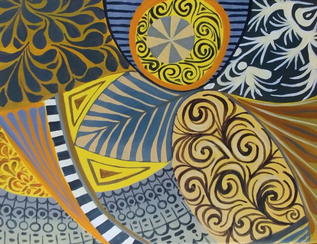 yellow pattern