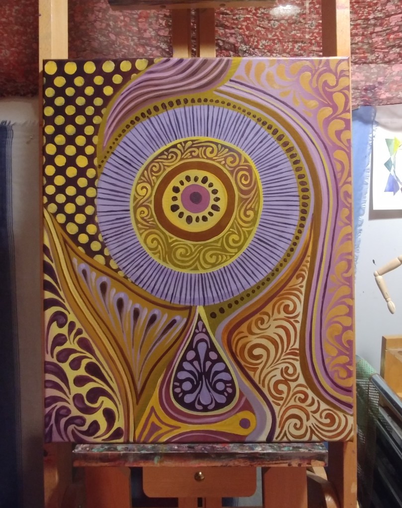 Purple and Yellow Patterns