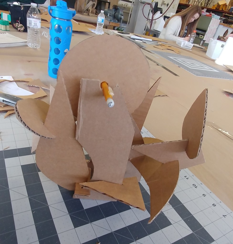 Cardboard Model Back
