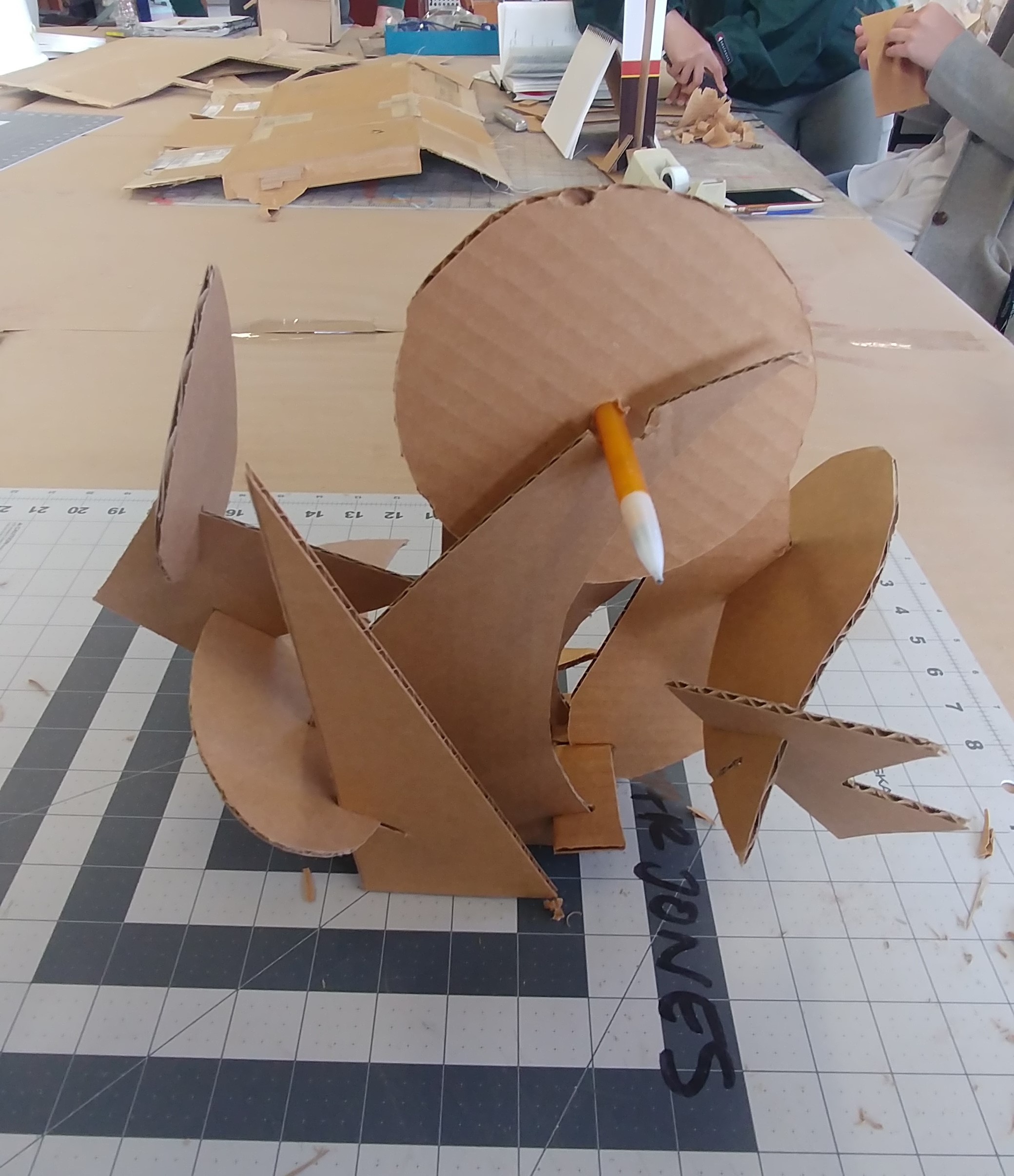 Cardboard Model Front