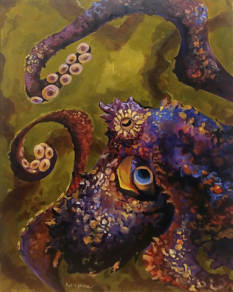 purple octopus