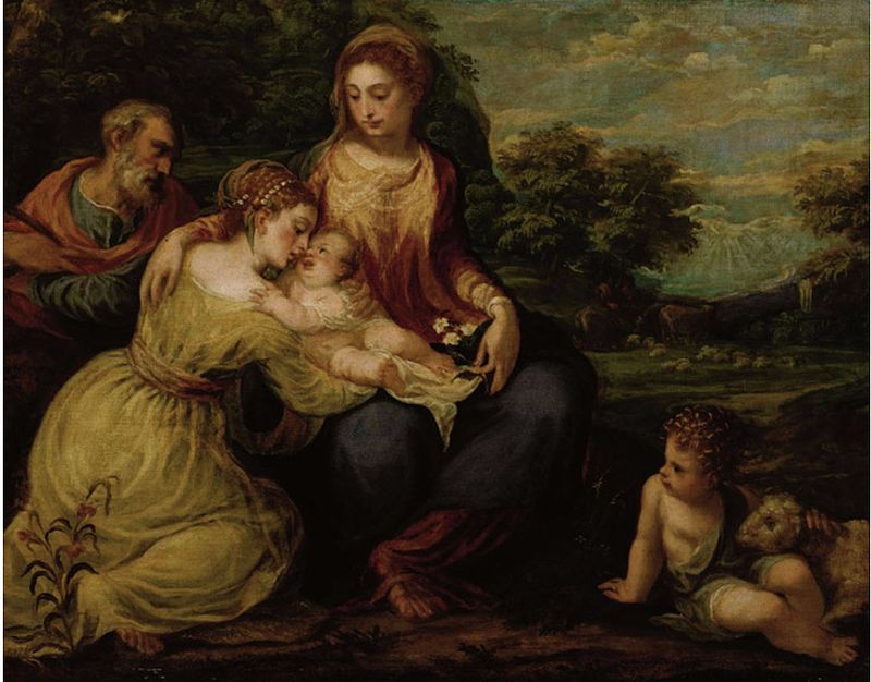 Holy Family with St. Catherine, 1552