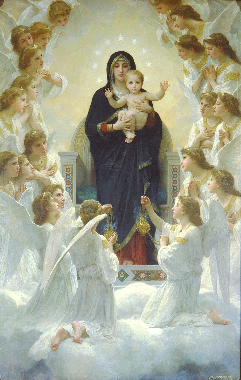 800px-William-Adolphe_Bouguereau_The_Virgin_With_Angels