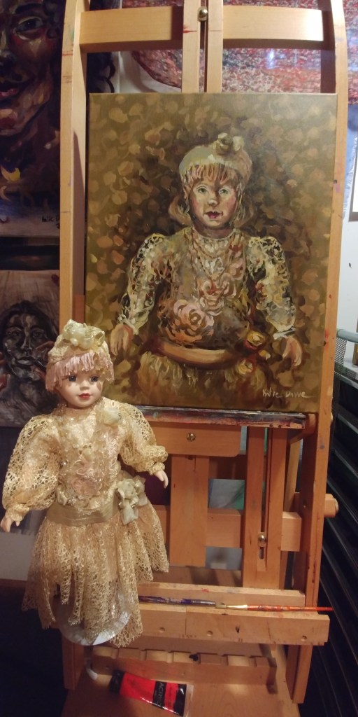 Golden Doll with reference