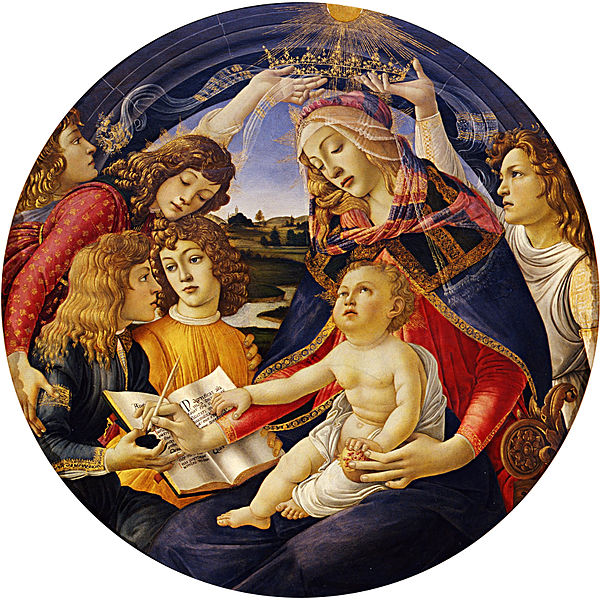 Botticelli, Madonna of the Magnificent, 1482-5