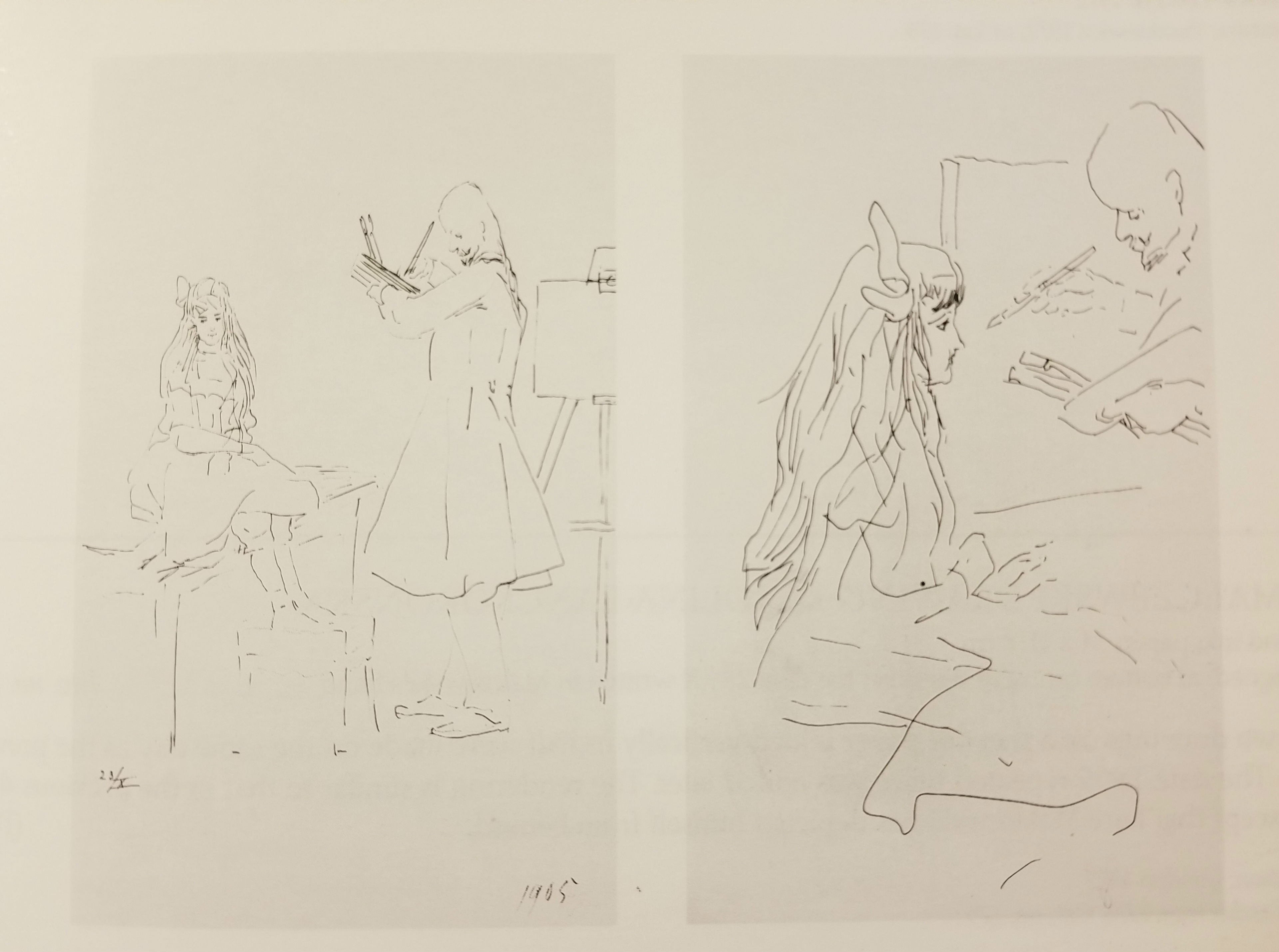 Malczewski Drawing Karolina Lanckoronska