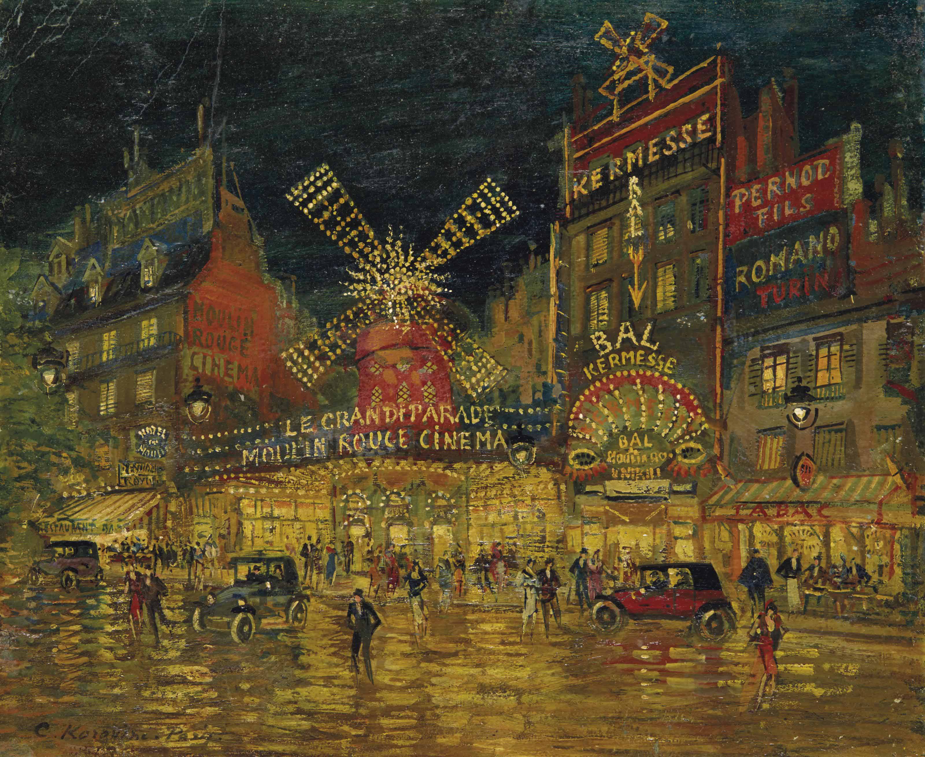 Konstantin Korovin, Moulin Rouge, Paris