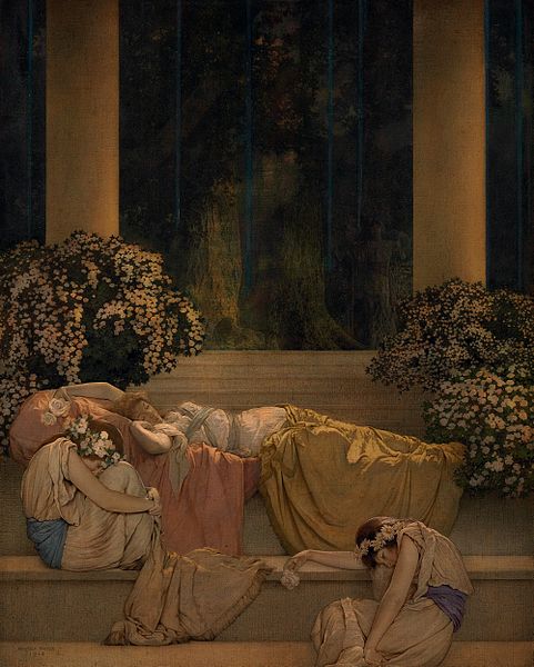 Maxfield_Parrish_-_Sleeping_Beauty_in_the_Wood_(1912)