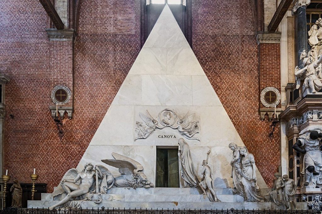 Antonio Canova in Santa Maria Gloriosa dei Frari, Venice