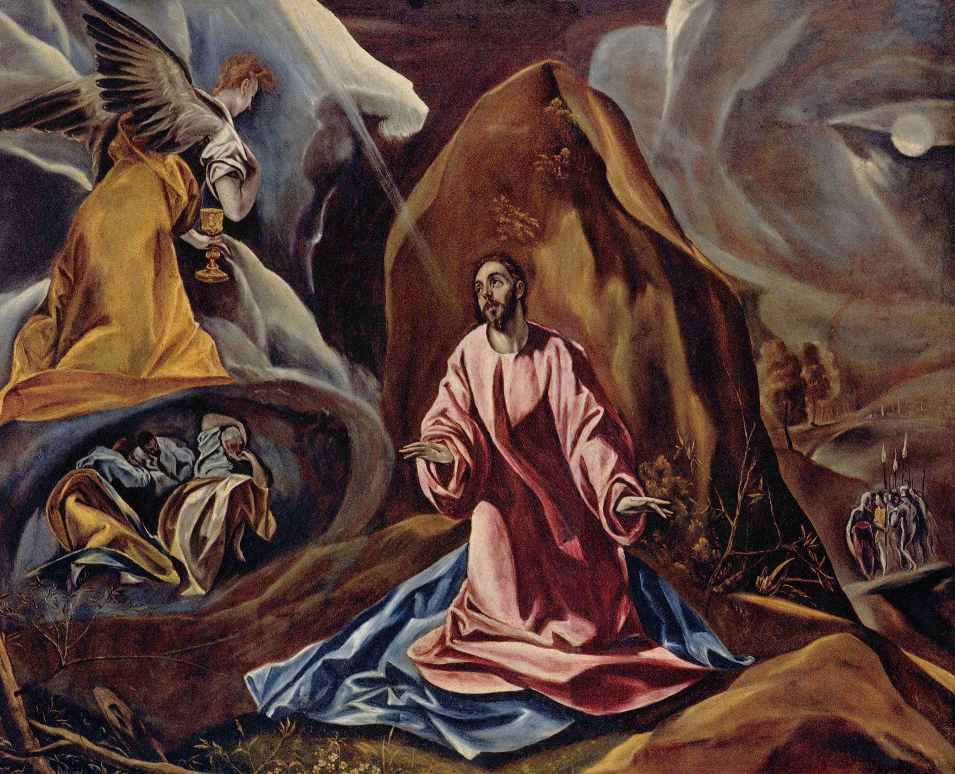 El Greco, Agony in the Garden, 1590