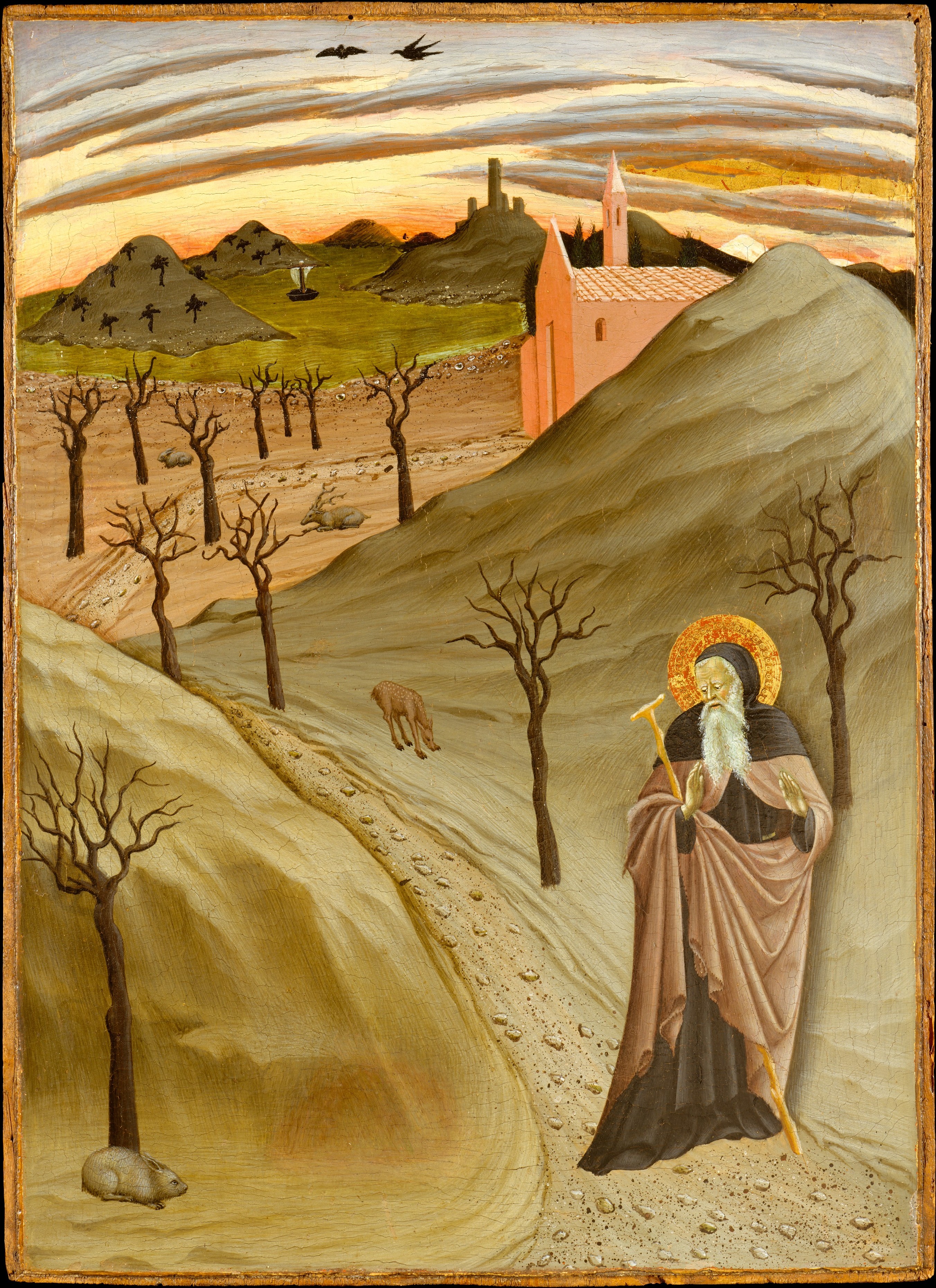 Osservanza Master, Saint Anthony the Abbot in the Wilderness, 1435