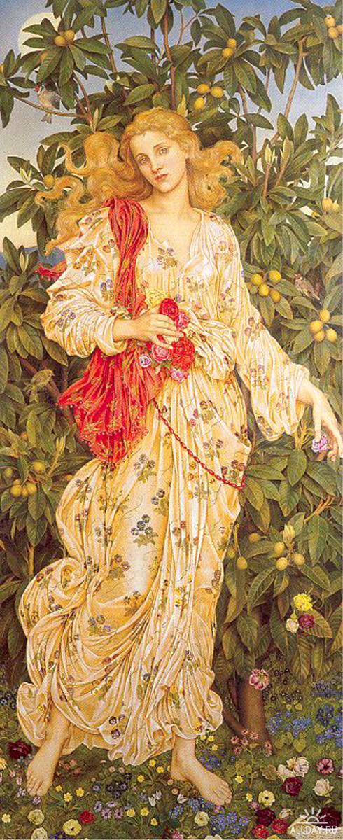 Evelyn de Morgan, Flora, 1894