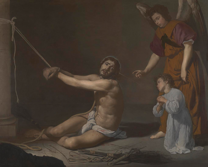 Christ after the Flagellation Contemplated by the Christian Soul created between 1628 and 1629