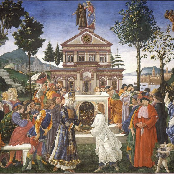Botticelli, Temptations of Christ, 1481 and 1482