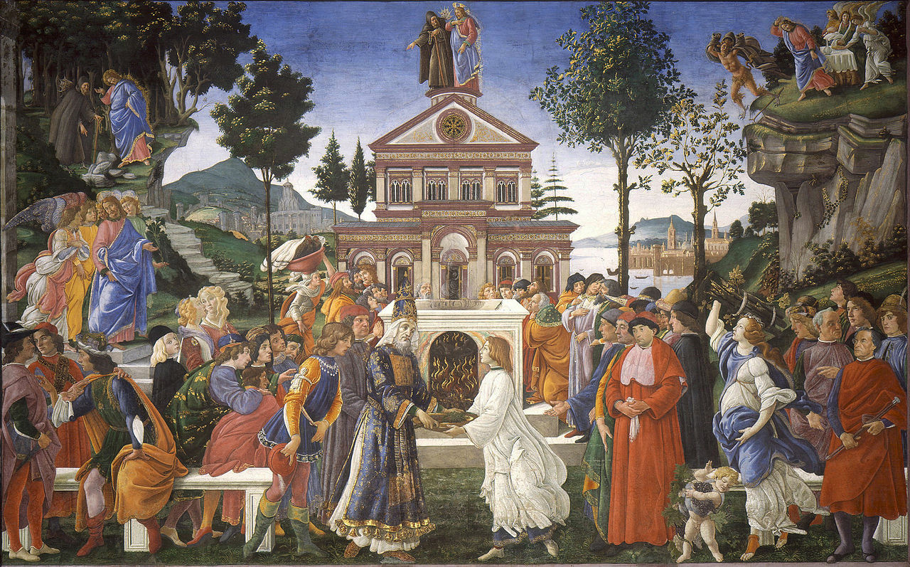 Botticelli, Temptations of Christ, 1481 and 1482