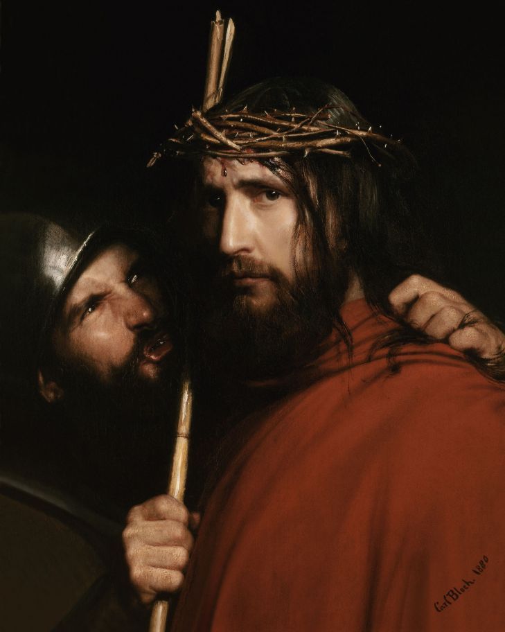 Carl Heinrich Bloch, Mocking of Christ, 1880.