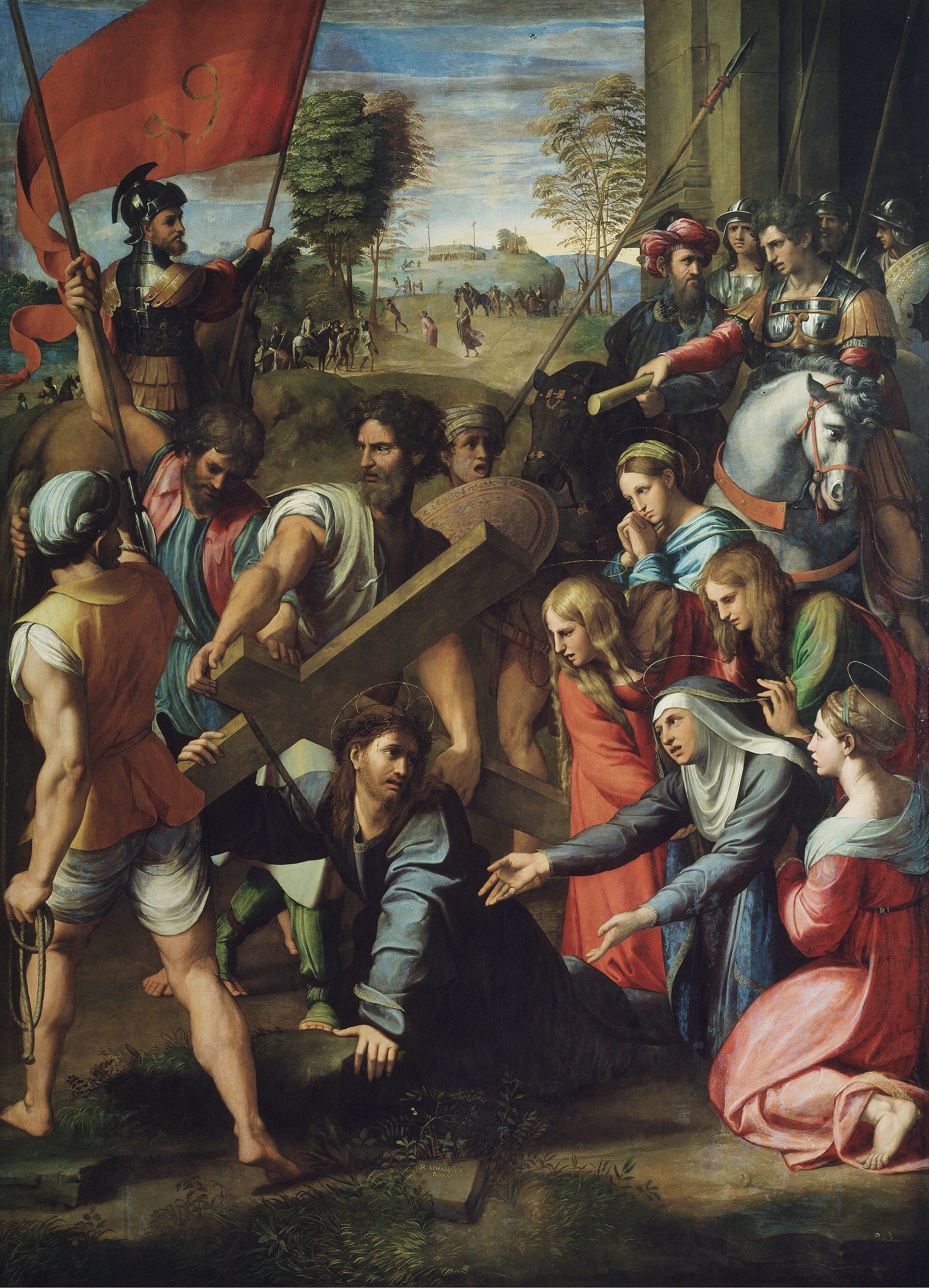 Raphael, Christ Falling on the Way to Calvary, 1516.