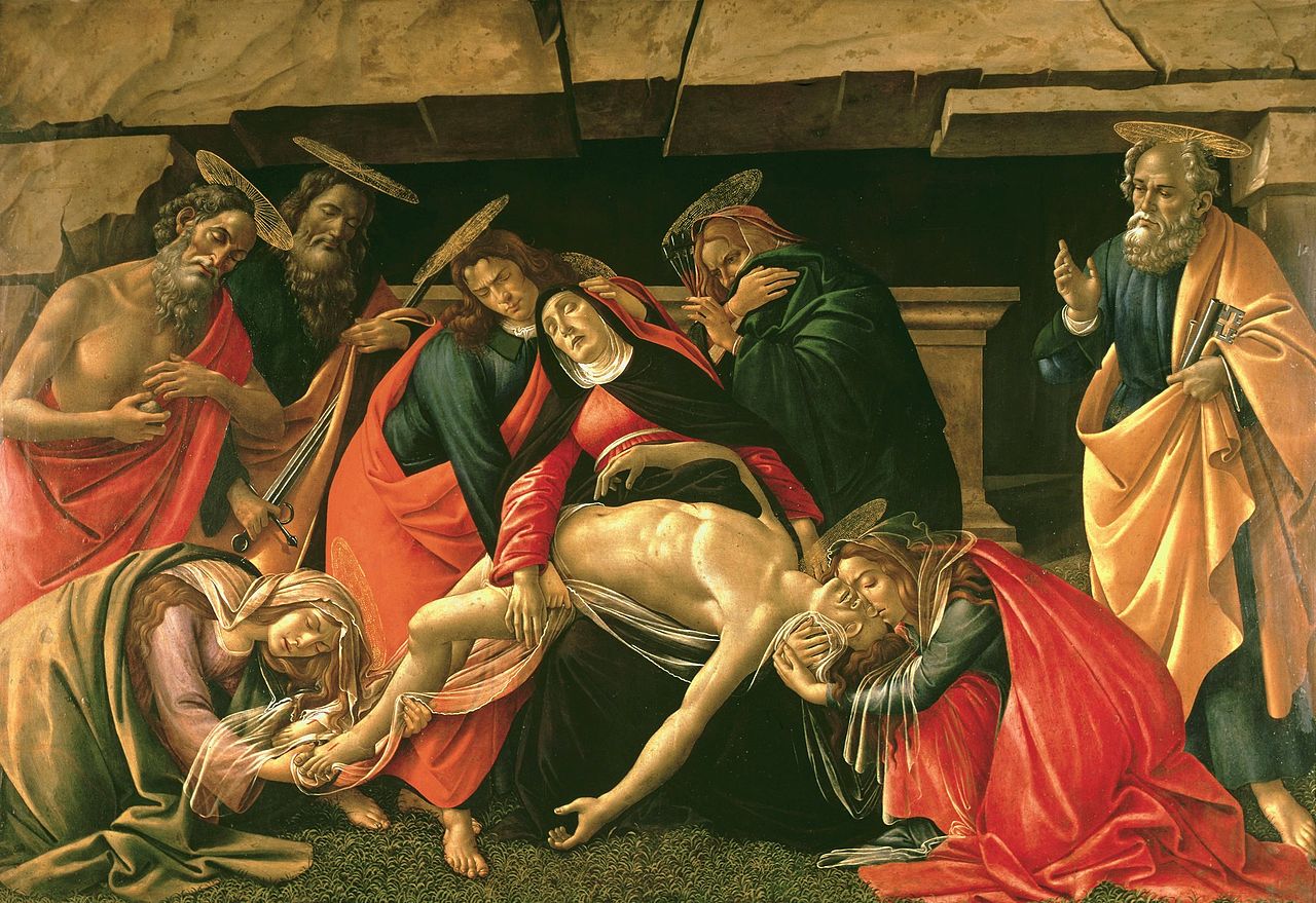 Sandro Botticelli, Pieta, 1490 and 1495