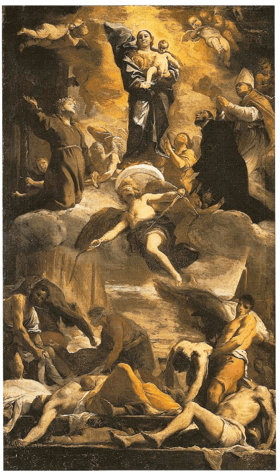 Mattia Preti, The Immaculate Conception with Saints, 1657.