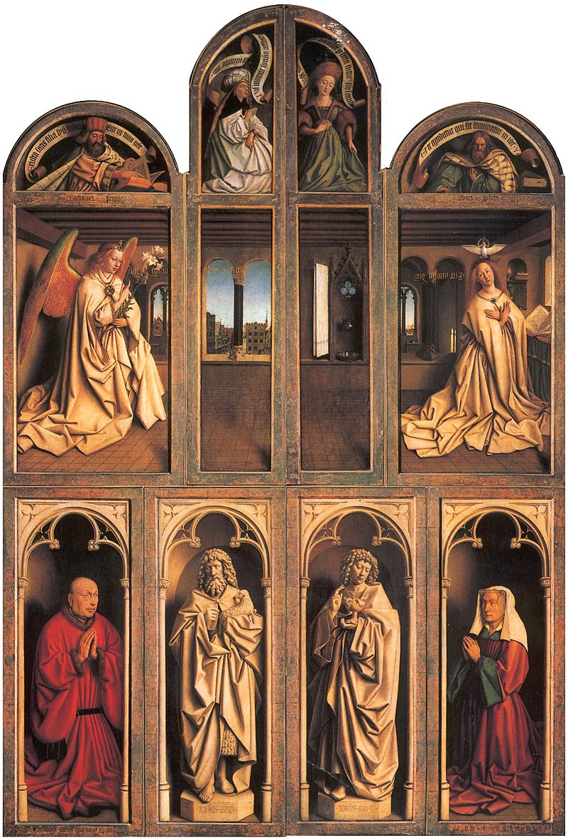 Ghent Altarpiece Closed Panels