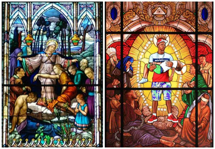 Mary, Comforter of the Afflicted Comparison 