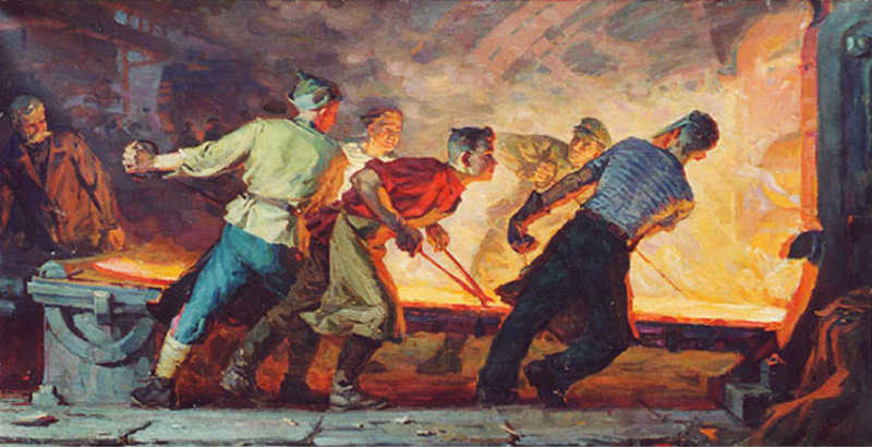 Ivan-Bevzenko-Young-Steel-Workers-1961