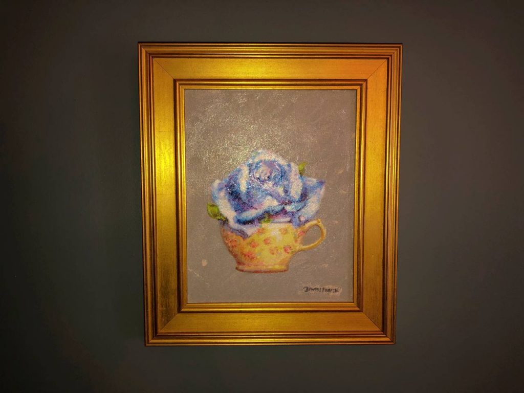 David Frame's Rose in a Teacup