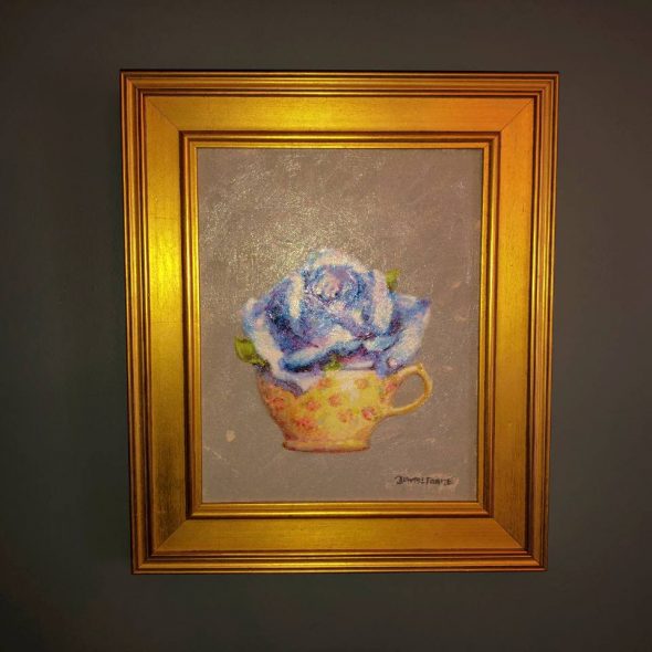 David Frame's Rose in a Teacup