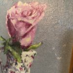 Brush strokes up close