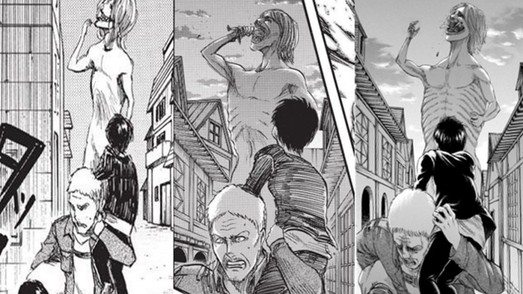 Man Running Away From Titan