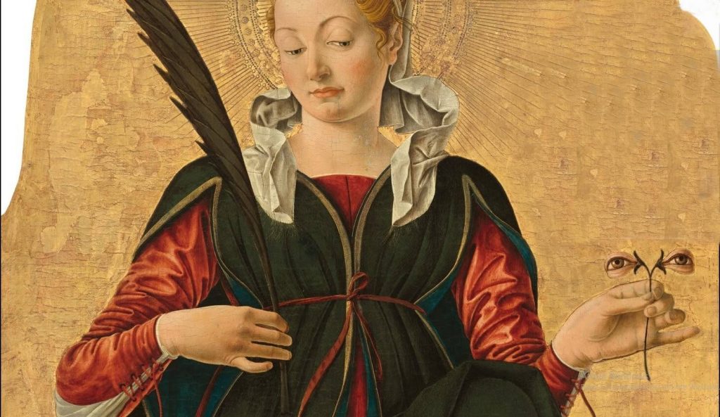 Francesco del Cossa, Saint Lucy, c. 1473_1374