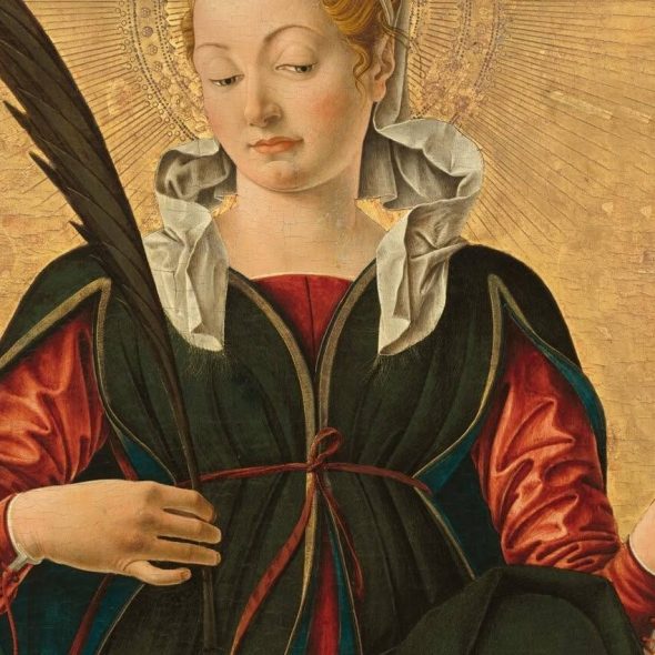 Francesco del Cossa, Saint Lucy, c. 1473_1374