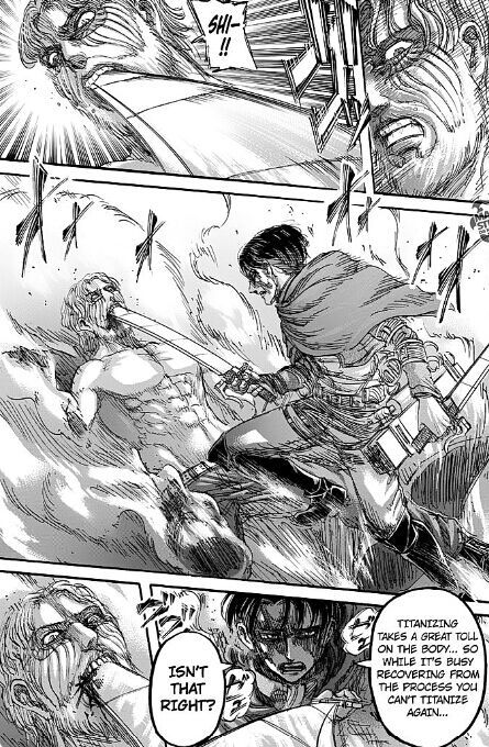 Levi capturing Zeke