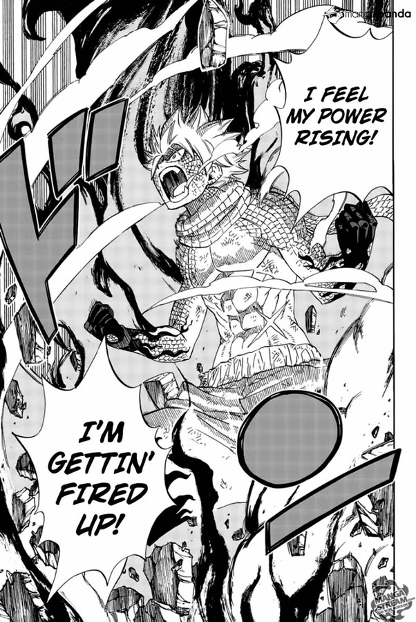 Man transforming into a dragon