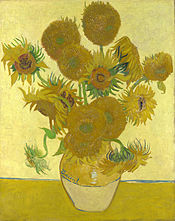 Tournesols van Gogh Triptych 1